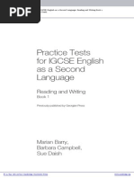 Download Practice Tests for Igcse English as a Second Language Reading and Writing Book 1 by MohamedEhab SN245848258 doc pdf