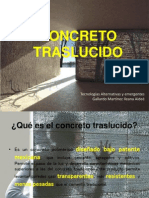 Concreto Traslucido