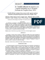 Aislamiento de Candida Albicans PDF