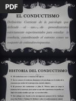 Trabajo Del Conductismo PDF