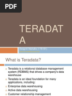 1.1 Teradata Architecture