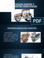 Partes y sistemas clave del tractor