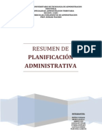 Planificacion Administrativa