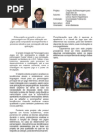 criação de personagem para jogos 3d