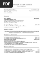 Christopher Slay's CV - July 2014