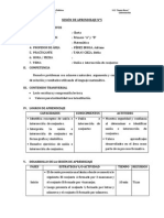 SESIÓN DE APRENDIZAJE N°5 Unión, Interseccion y Diferencia de Conjuntos