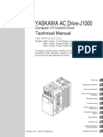 YASKAWA AC Drive-J1000: Technical Manual