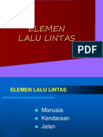 Bab I - Elemen Elemen Lalu Lintas