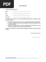 Surat Teguran Peringatan