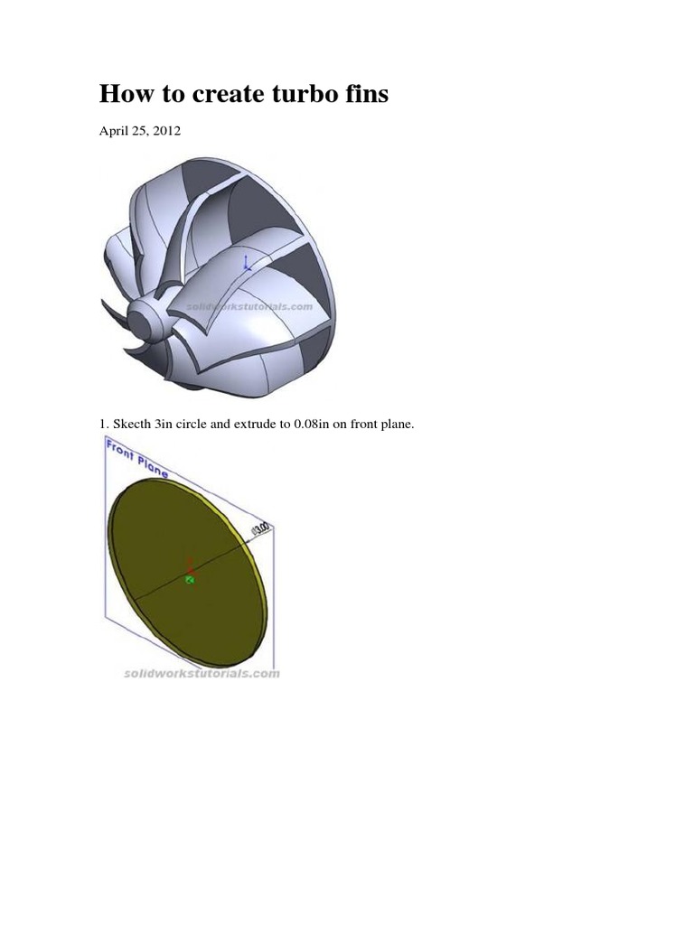 Turbo Fin Creation Guide | PDF | Computers | Technology & Engineering