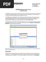 ASE2000 Network Protocol Use