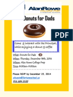 Donuts for Dad Flyer