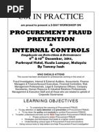 Procurement Fraud & Internal Controls