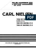 Carl Nielsen Theme With Variations Op.40