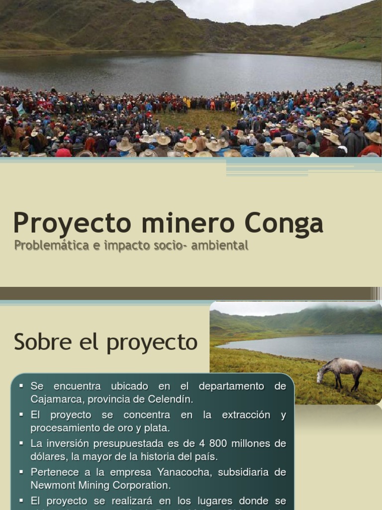 Proyecto Minero Conga | PDF | Minería | Economía (general)