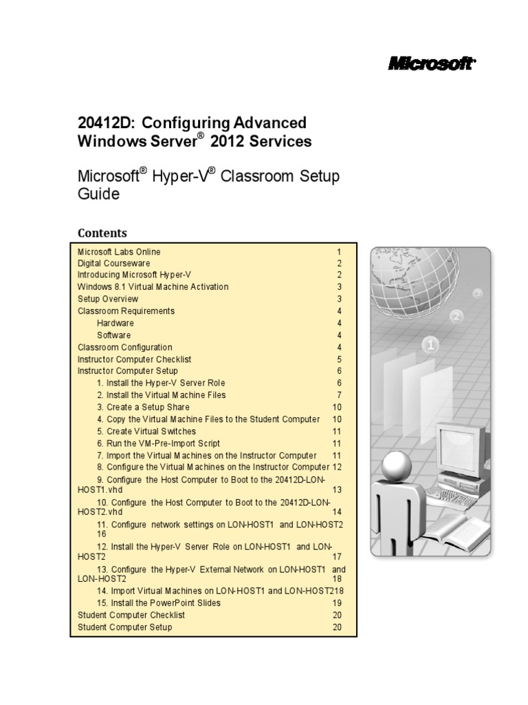 20412D: Configuring Advanced Windows Server 2012 Services: Microsoft ...