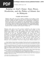 Download Judging in Gods Name State Power Secularism and the Politics of Islamic law in Malaysia by Walski of Sound SN245893843 doc pdf