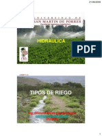 Tema X Tipos de Riego