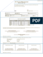 ESC Program Billing Statement: School Year 2014 - 2015