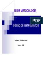 Metodologia I-Instrumentos 2012
