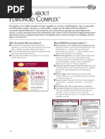 GNLD's Flavonid Complex - Fast Facts