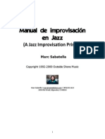 Manual de Improvisacion en Jazz Marc Sabatella