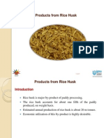Products From Rice Husk