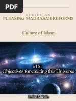 161 Objectives for Creating This Universe