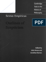 Sextus Empiricus Outlines of Scepticism PDF