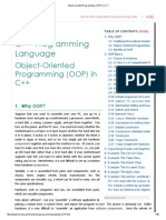 Object-Oriented Programming (OOP) in C++