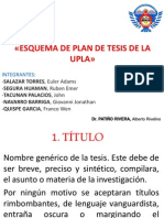 Esquema de Tesis Exposicion