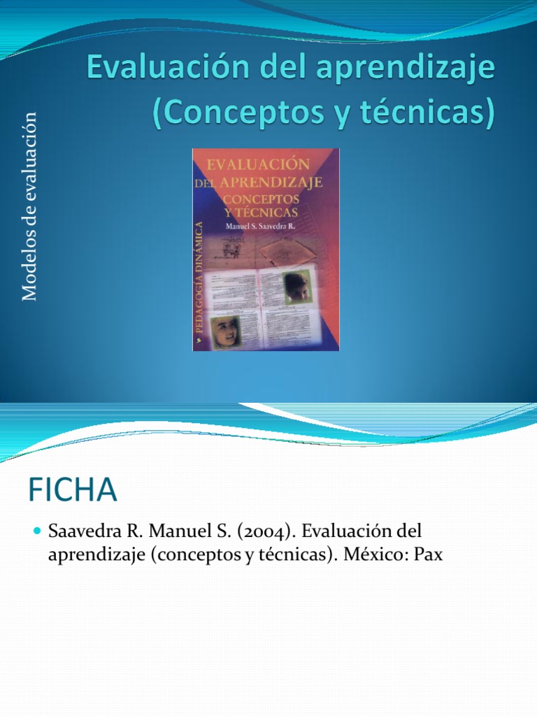 Técnicas de Evaluación del Aprendizaje | PDF | Ciencia y matemáticas