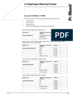 9126 - Makro 5 Hydraulic Diaphragm Metering Pumps Spare Parts PDF