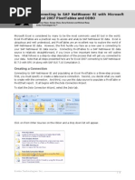 Connecting To SAP BW With Microsoft Excel 2007 PivotTables and ODBO