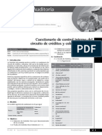 Control Interno de Cuentas Por Cobrar