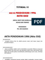 Akta Pendidikan 1996