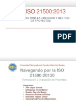 UNE-ISO 21500:2013 Directrices para la dirección y gestión de proyectos