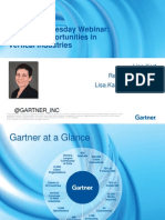 Gartner Big Data Opportunities in Industries