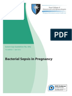 Bacterial Sepsis in Pregnancy