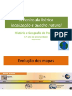 A Península Ibérica - Localização