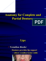 Anatomy Guide for Complete and Partial Dentures