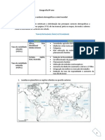 Ficha Das Variáveis Demografica A Nivel Mundial