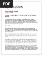 Download Love Systems Insider Holiday Parties Part 1 by Love Systems SN24595216 doc pdf