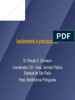 isolamento e precaução