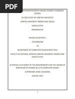 Download Design and Implementation of Online Student Clearance System by psalmistme SN245957398 doc pdf