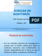 Clase 8 -Tecnicas de Auditoria