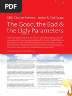 CBO Choice Between Index and Full Scan: The Good, The Bad and The Ugly Parameters