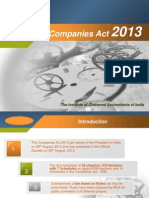 Companies Act: The Institute of Chartered Accountants of India