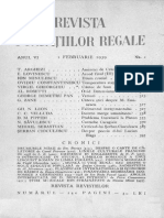 Rev Fundatiilor Regale - 1939 - 02, 1 Feb Revista Lunara de Literatura, Arta Si Cultura Generala