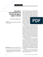 Desafios para Universalização Dos Serviçoes de Água e Esgoto No Brasil, 2009